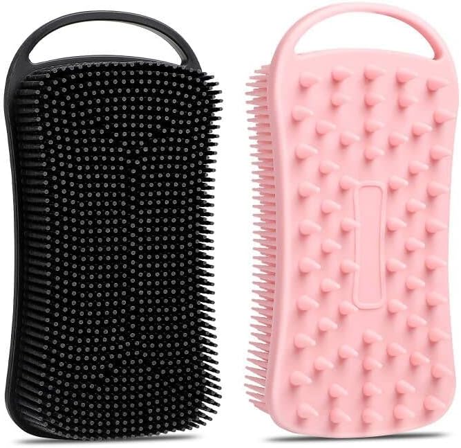 body oil skin scrubber