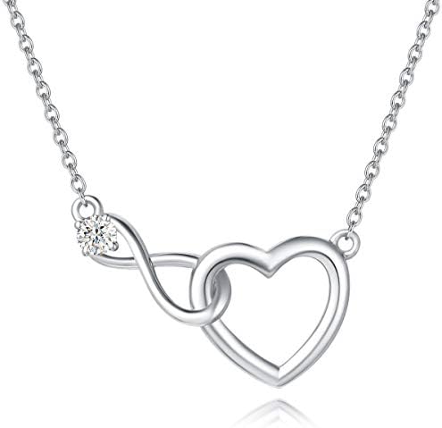 Leafael Infinity Love Heart Necklace