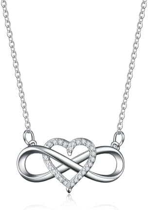 Leafael Infinity Love Heart Necklace