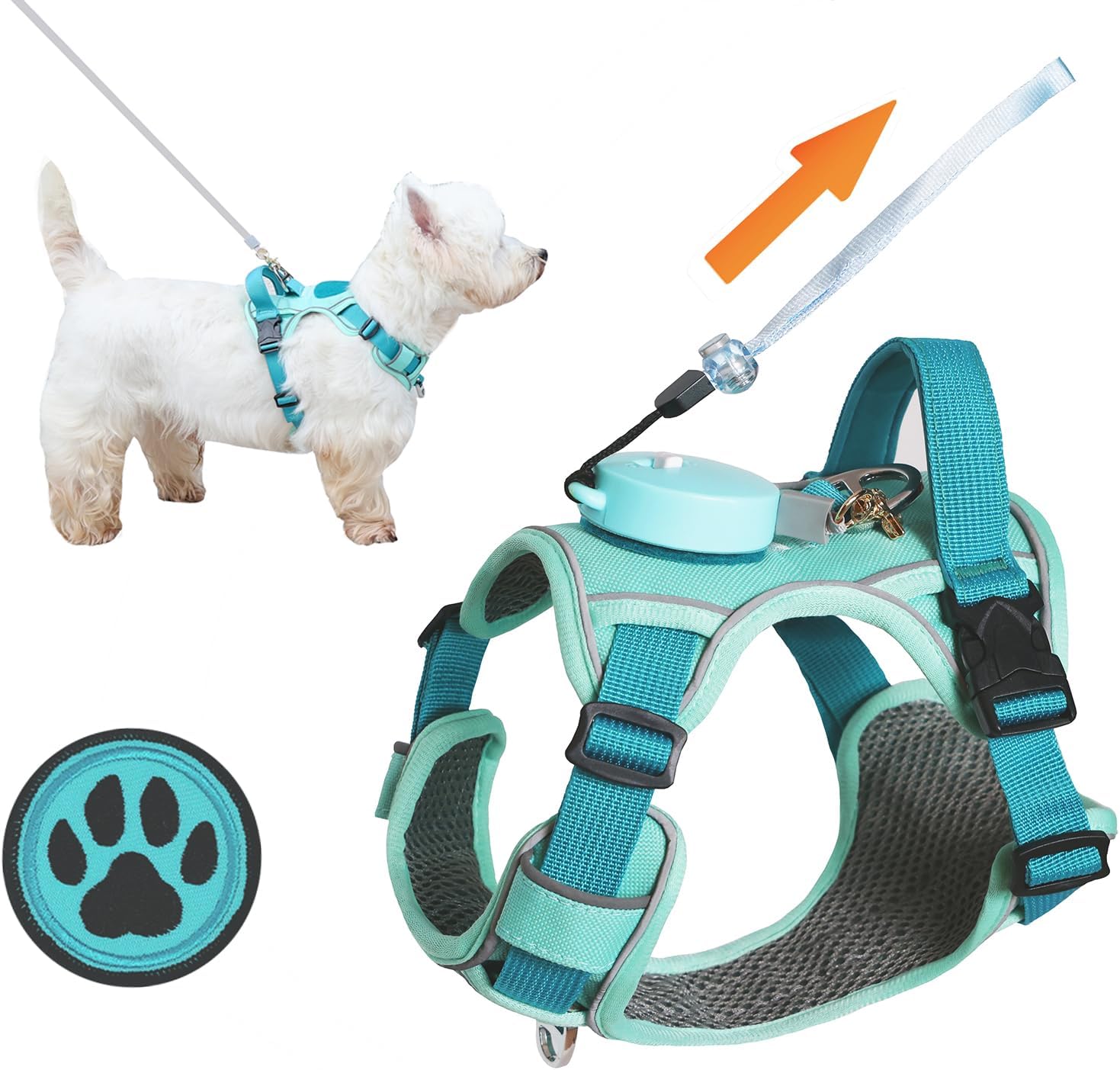 dog harness with handle