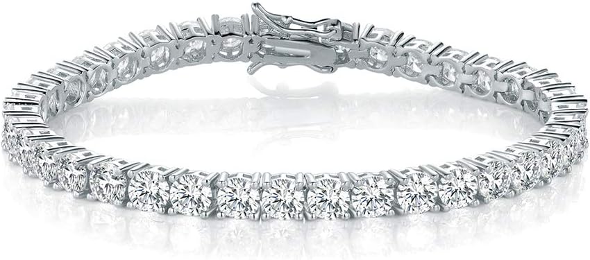 PAVOI 14K Gold Plated Cubic Zirconia Classic Tennis Bracelet