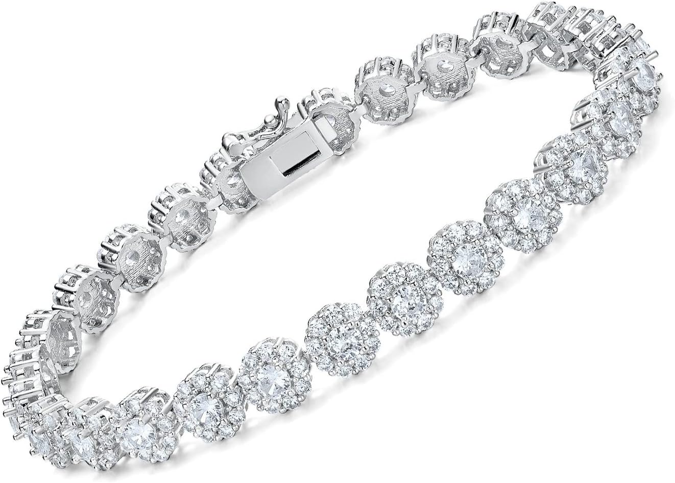 PAVOI 14K Gold Plated Cubic Zirconia Classic Tennis Bracelet