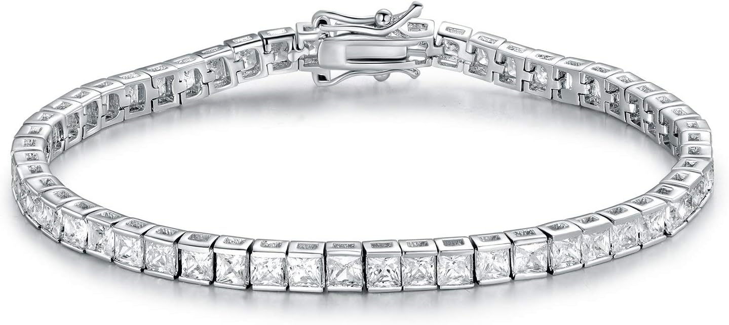 PAVOI 14K Gold Plated Cubic Zirconia Classic Tennis Bracelet