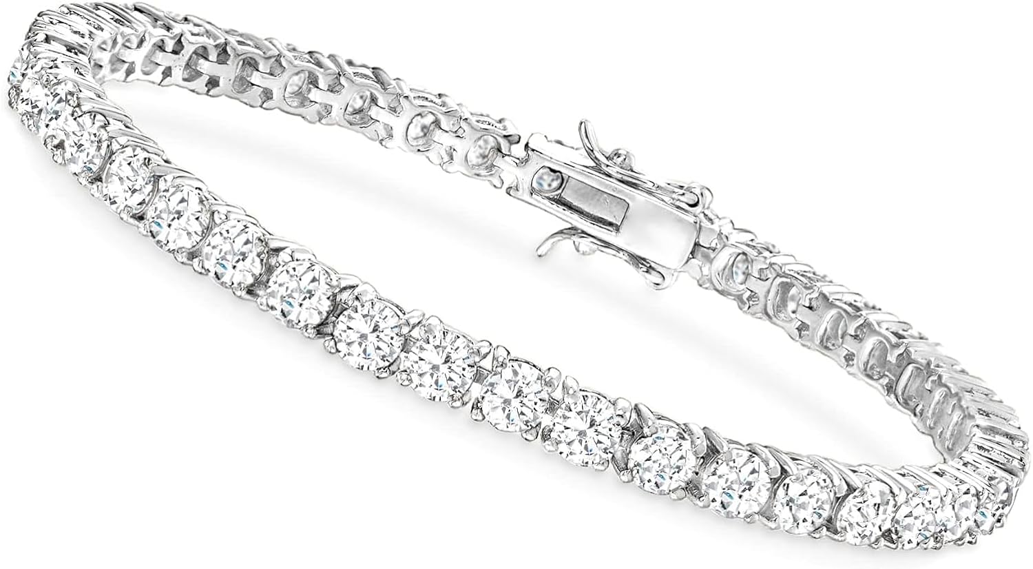 PAVOI 14K Gold Plated Cubic Zirconia Classic Tennis Bracelet